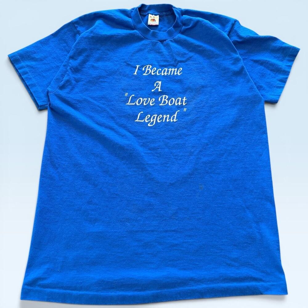 Vintage Love Boat Legends Shirt Mens XL Blue Princess Cruises Tee T-Shirt USA
